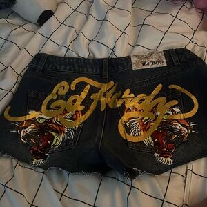small never worn ed hardy jeans